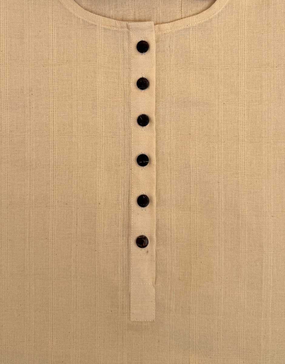 OffWhite – Long Length Basic Kurta