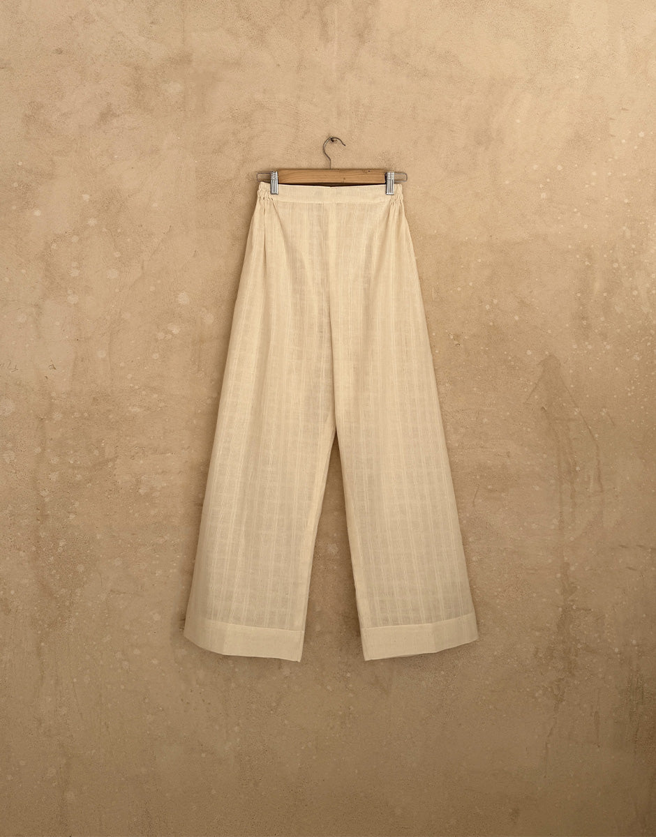Straight Pants - Offwhite