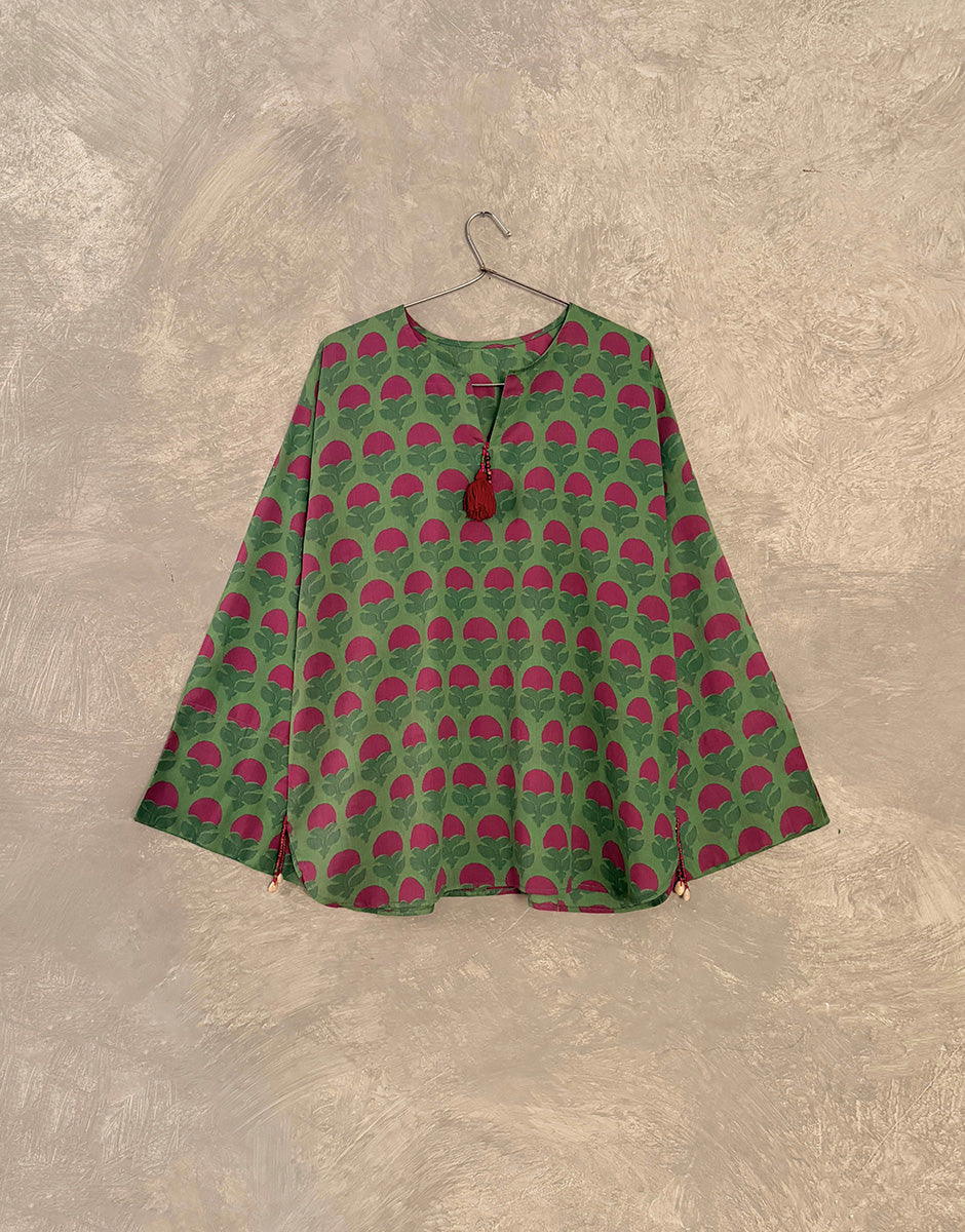 Green Flora Top