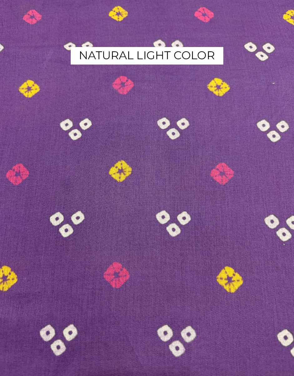 Purple Chunri Kurta