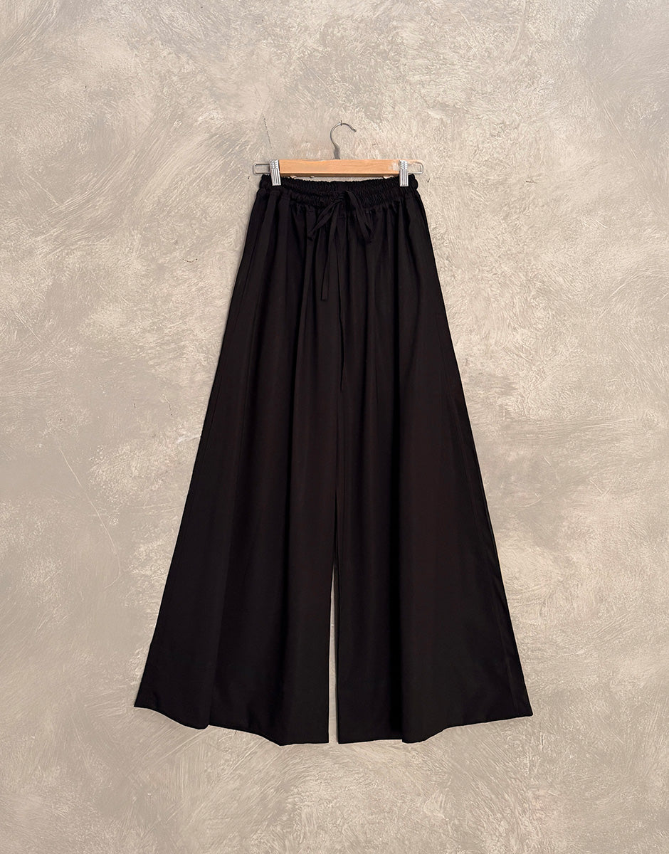 Wide Leg Pants - Black
