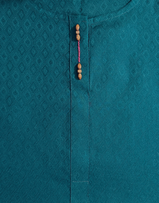 Teal – Mid Length Basic Kurta