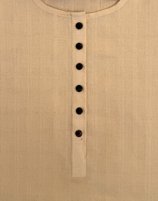 OffWhite – Long Length Basic Kurta