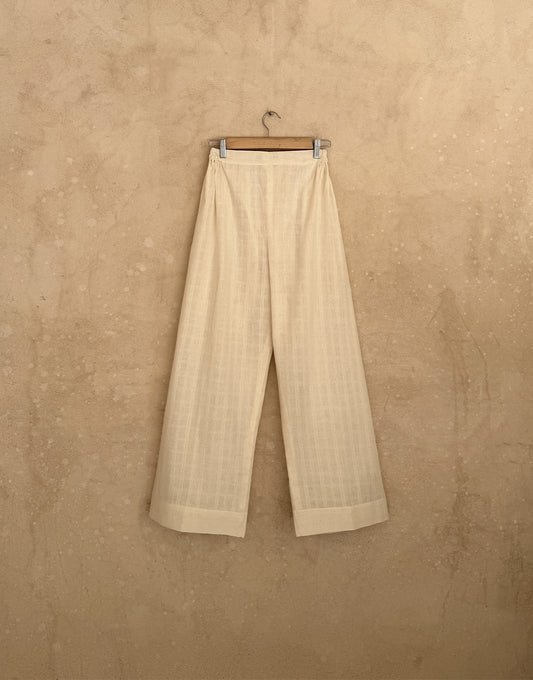 Straight Pants - Offwhite
