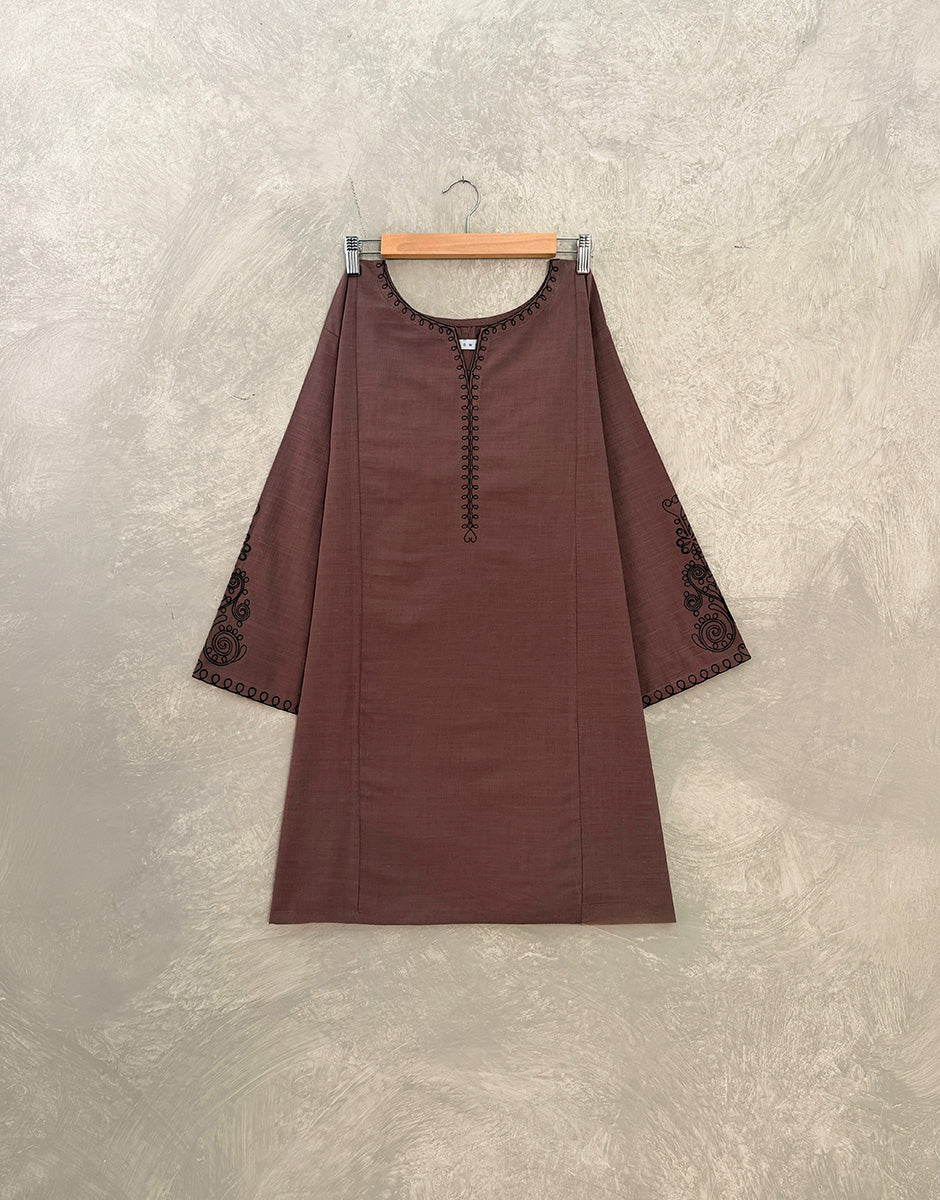 Walnut - Embroiderd Kurta